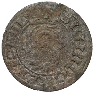 Zygmunt III Waza, Trzeciak Łobżenica 1627 - Orzeł - ANNO - z L