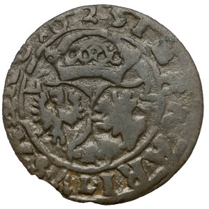 Sigismund III Vasa, Trzeciak Lobżenica 1625 - 2x date - small crown