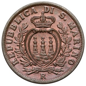 San Marino, 5 centesimi 1936-R, Rzym