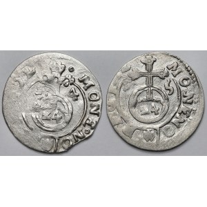 Zygmunt III Waza, Półtoraki Bydgoszcz 1614 i 1615 - zestaw (2szt)