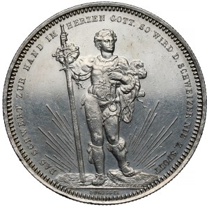 Switzerland, 5 francs 1879 - Basel shooting festival