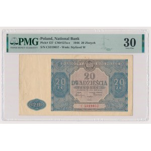 20 zlotys 1946 - BLUE