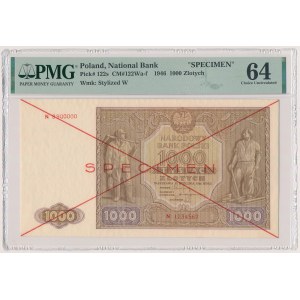 SPECIMEN 1,000 zloty 1946 - N 1234567 / 8900000