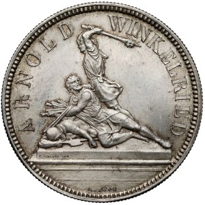Switzerland, 5 francs 1861 - Nidwalden shooting festival