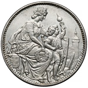 Schweiz, 5 Franken 1865 - Schaffhauser Schützenfest