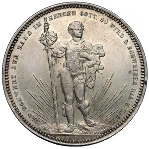 Switzerland, 5 francs 1879 - Basel shooting festival