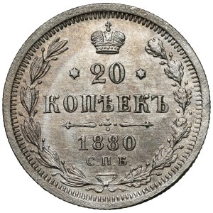 Russland, Alexander II., 20 Kopeken 1880