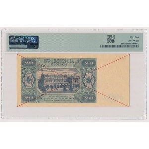 SPECIMEN 20 zlotych 1948 - AD 1234567 / 8900000