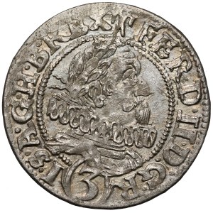 Silesia, Ferdinand II, 3 krajcara 1629 HR, Wrocław