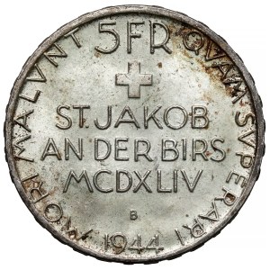 Switzerland, 5 francs 1944-B, Brno