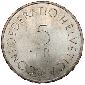 Switzerland, 5 francs 1963-B, Brno