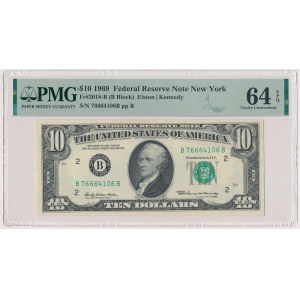USA, 10 Dollars 1969