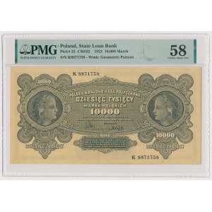 10,000 mkp 1922 - K
