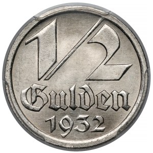 Danzig, 1/2 gulden 1932 - krásný
