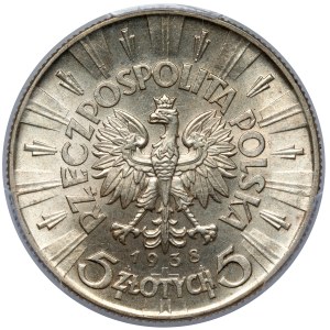Pilsudski 5 zlotys 1938