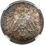 Saxony-Weimar-Eisenach, 5 marks 1908-A, Berlin-University of Jena