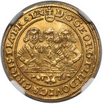 Silesia, Three Brothers, Ducat 1656, Brzeg.