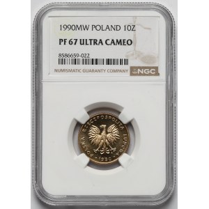 10 złotych 1990 - LUSTRZANKA