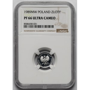 1 zloty 1989 - LUSTRZANKA