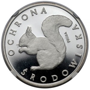 Próba SREBRO 1.000 złotych 1985 Wiewiórka