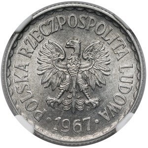 1 zloty 1967 - a rare year