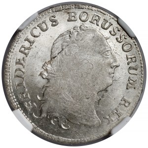 Prusse, Frédéric II, 1/3 de thaler 1758, Dresde