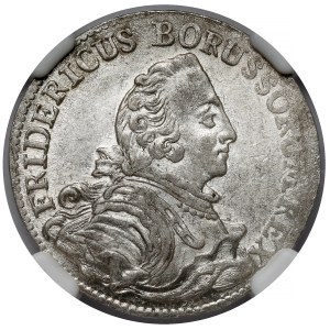 Prusko, Friedrich II, 1/12 tolaru 1753-C, Kleve