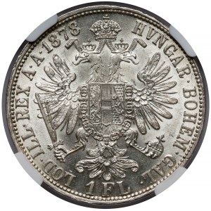 Austria, Franz Joseph I, Floren 1878-A, Vienna