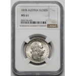 Austria, Franz Joseph I, Floren 1878-A, Vienna