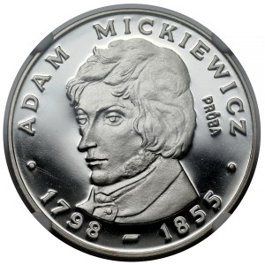 Próba SREBRO 100 złotych 1978 Adam Mickiewicz
