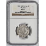 Sigismund I the Old, Torun penny 1535 - the last one