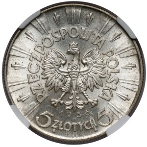 Piłsudski 5 zlotých 1936