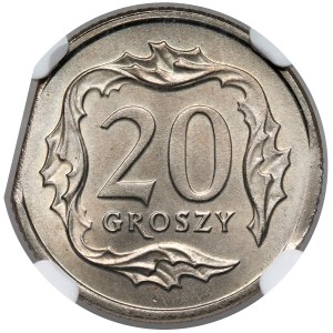 Destrukt 20 groszy 1992 - sheet metal tip