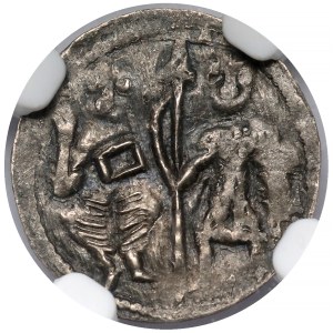 Bolesław III Krzywousty, Denar - Rycerz i św. Wojciech