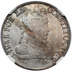 Boliwia, 8 soles 1837 PTS LM, Potosi