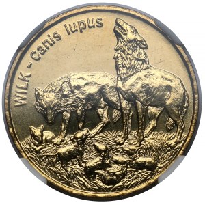 2 zloty 1999 Wolf