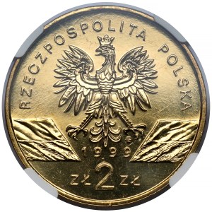 2 zloty 1999 Wolf