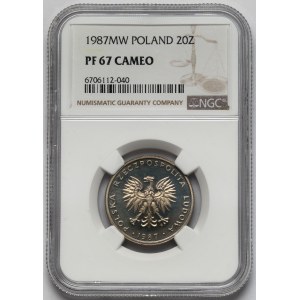 20 zlotys 1987 - LUSTRADE