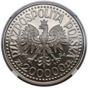 Sample NIKIEL 200,000 gold 1994 Sigismund I the Old