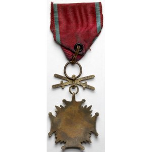 PSZnZ, Bronze Cross of Merit with Swords - Samuel Kretschmer &amp; Sons, Jerusalem.