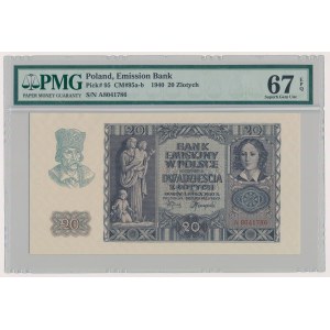 20 zlotys 1940 - A
