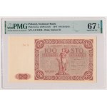 100 zlotys 1947 - Ser.A - capital letter
