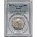 Principality of Warsaw, 1/3 thaler 1812 IB