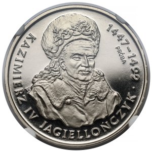 Sample NIKIEL 200,000 gold 1993 Casimir IV Jagiellonian - bust