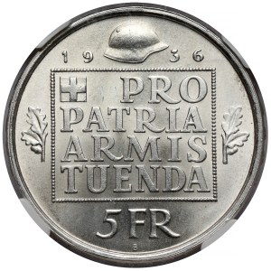 Szwajcaria, 5 franków 1936