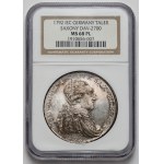 Saksonia, Fryderyk August I. (późniejszy Książę Warszawski), Talar 1792 IEC - NGC MS68 PROOF LIKE