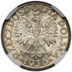 Żaglowiec 2 złote 1936