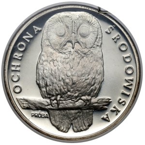 Sample SILVER 1,000 gold 1986 Owl