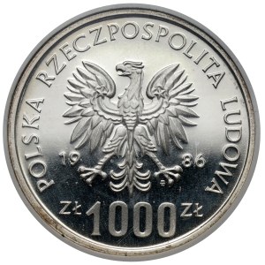 Sample SILVER 1,000 gold 1986 Owl