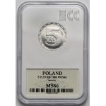 NIKIEL 5 zlotych sample 1986